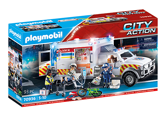 City Action - US Rescue Ambulance 70936