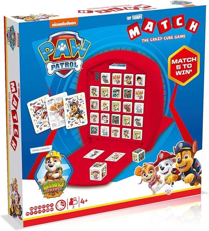 Paw Patrol Match - The Crazy Cube Game