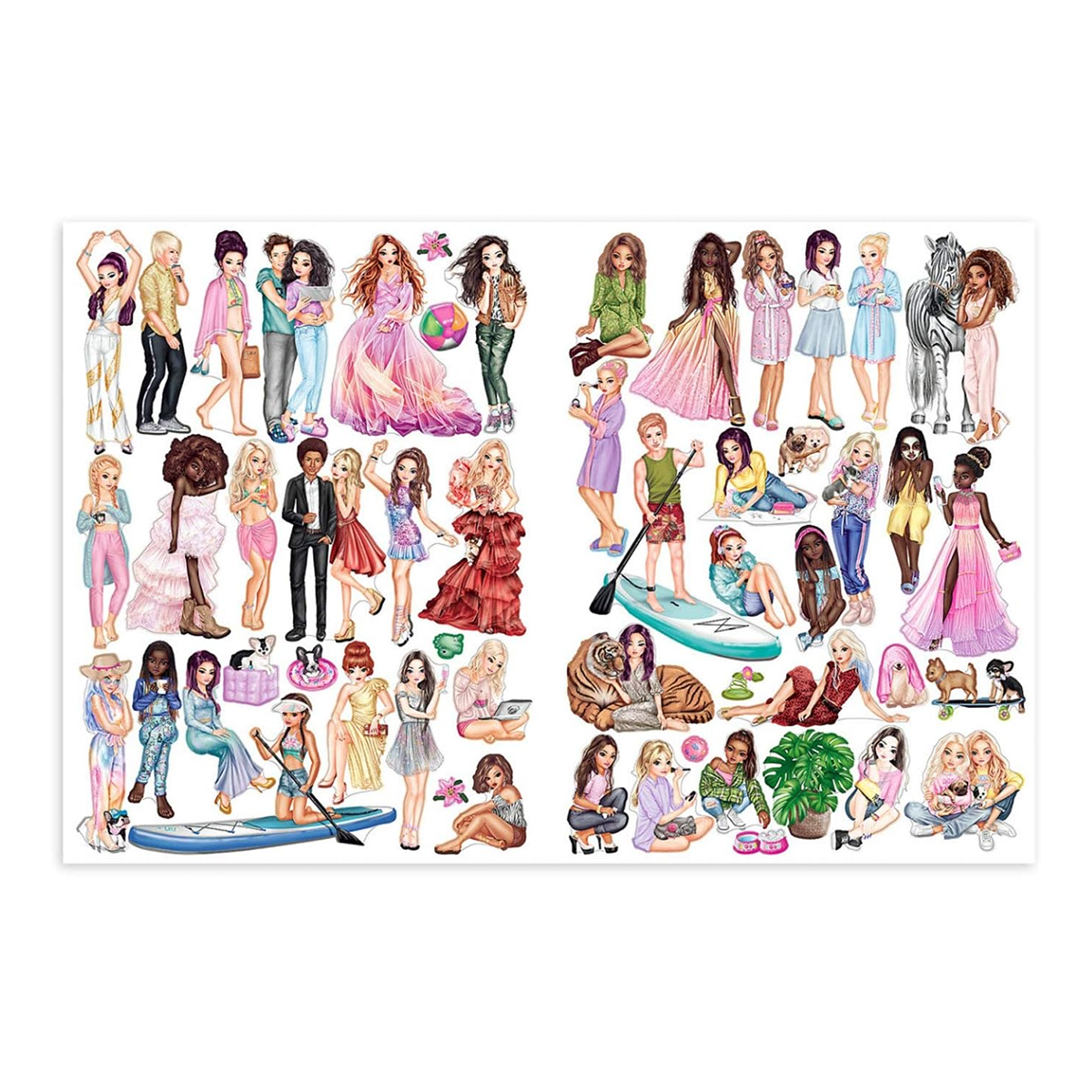 TOPModel Stickerworld - Photoshoot