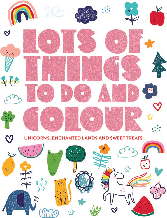 Lots of Things to Do and Colour - Pink