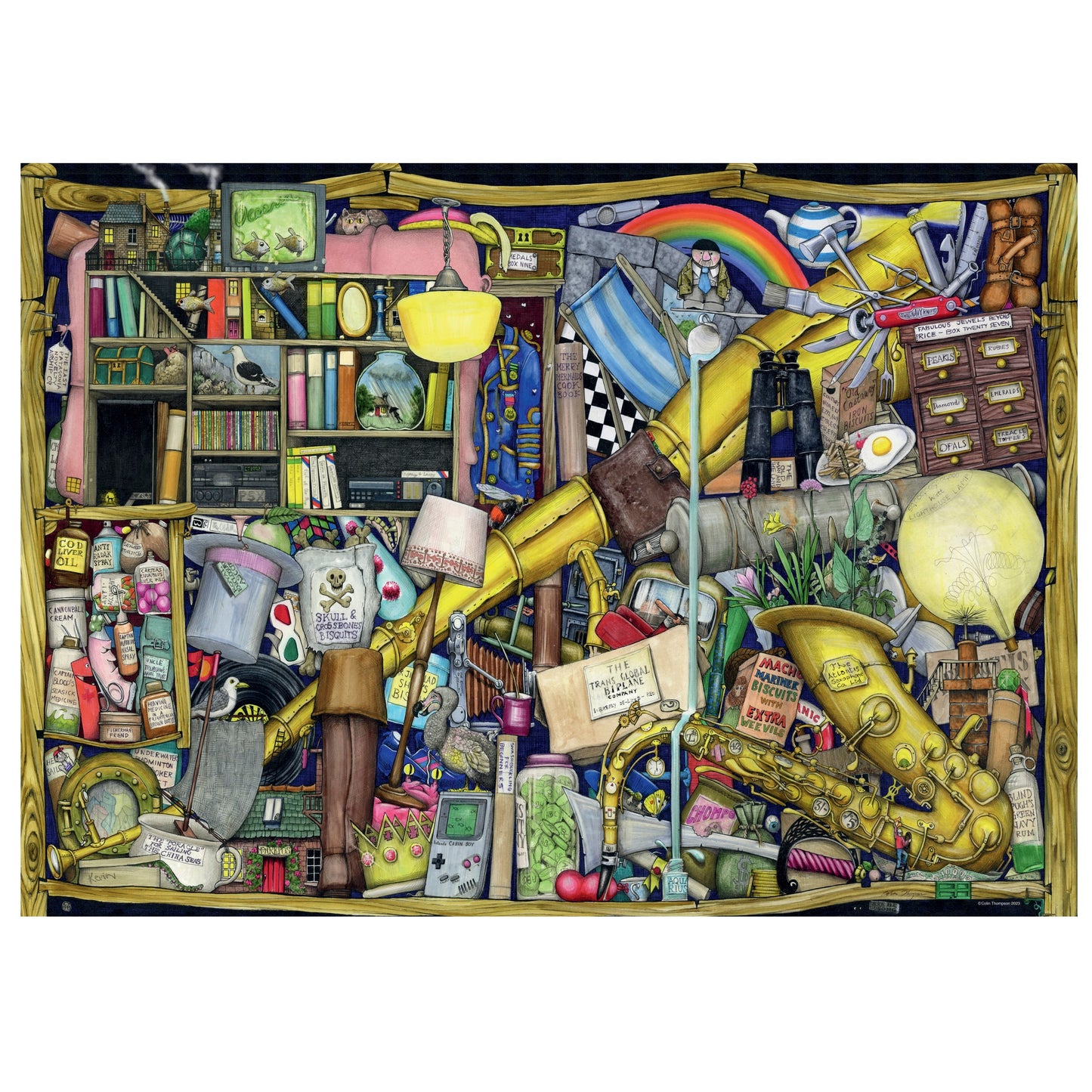 1000 pc Puzzle - Grandad's Locker