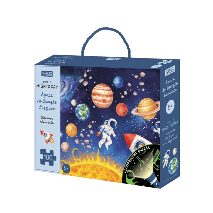 100pc Night and Day Puzzle - Space