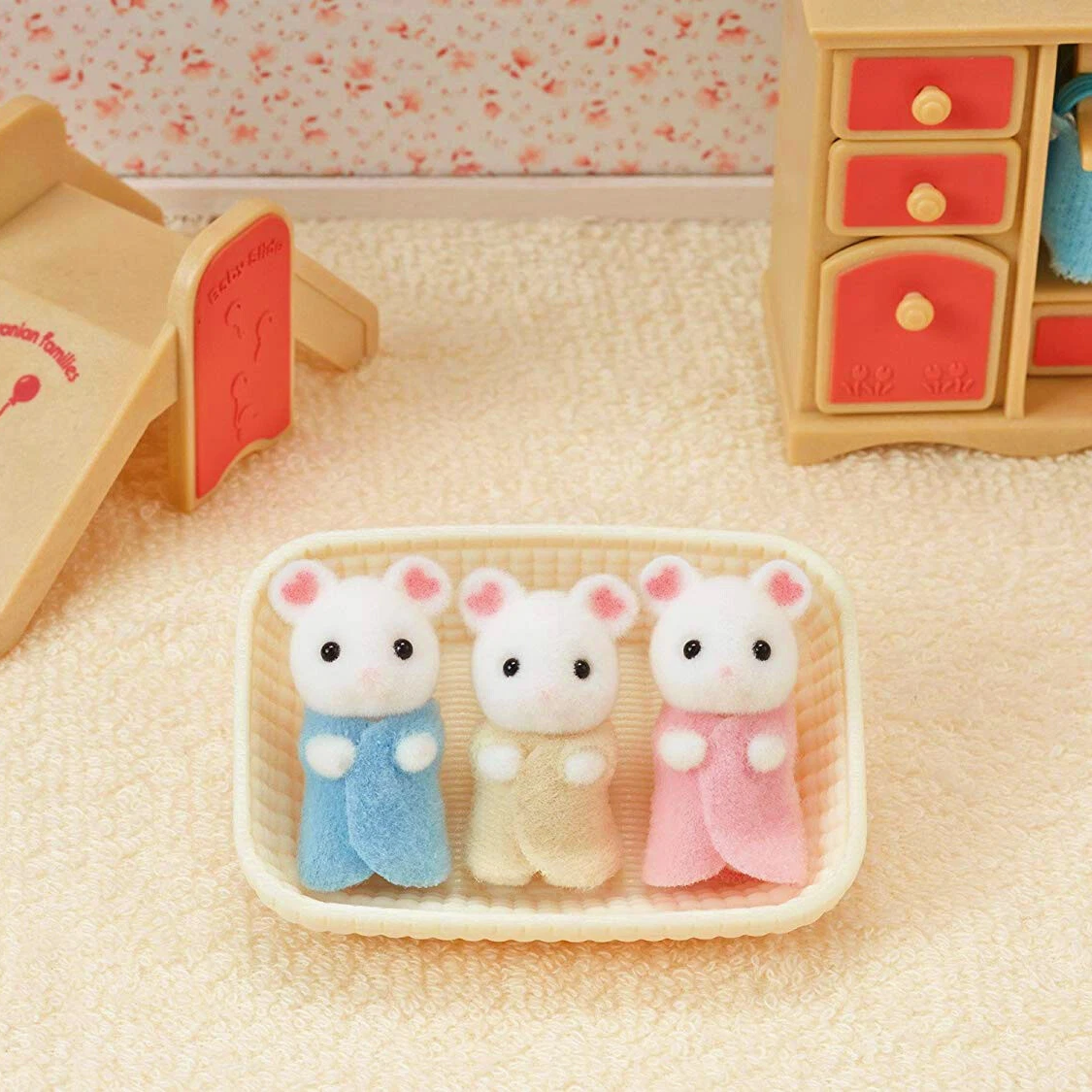 Marshmallow Mouse Triplets