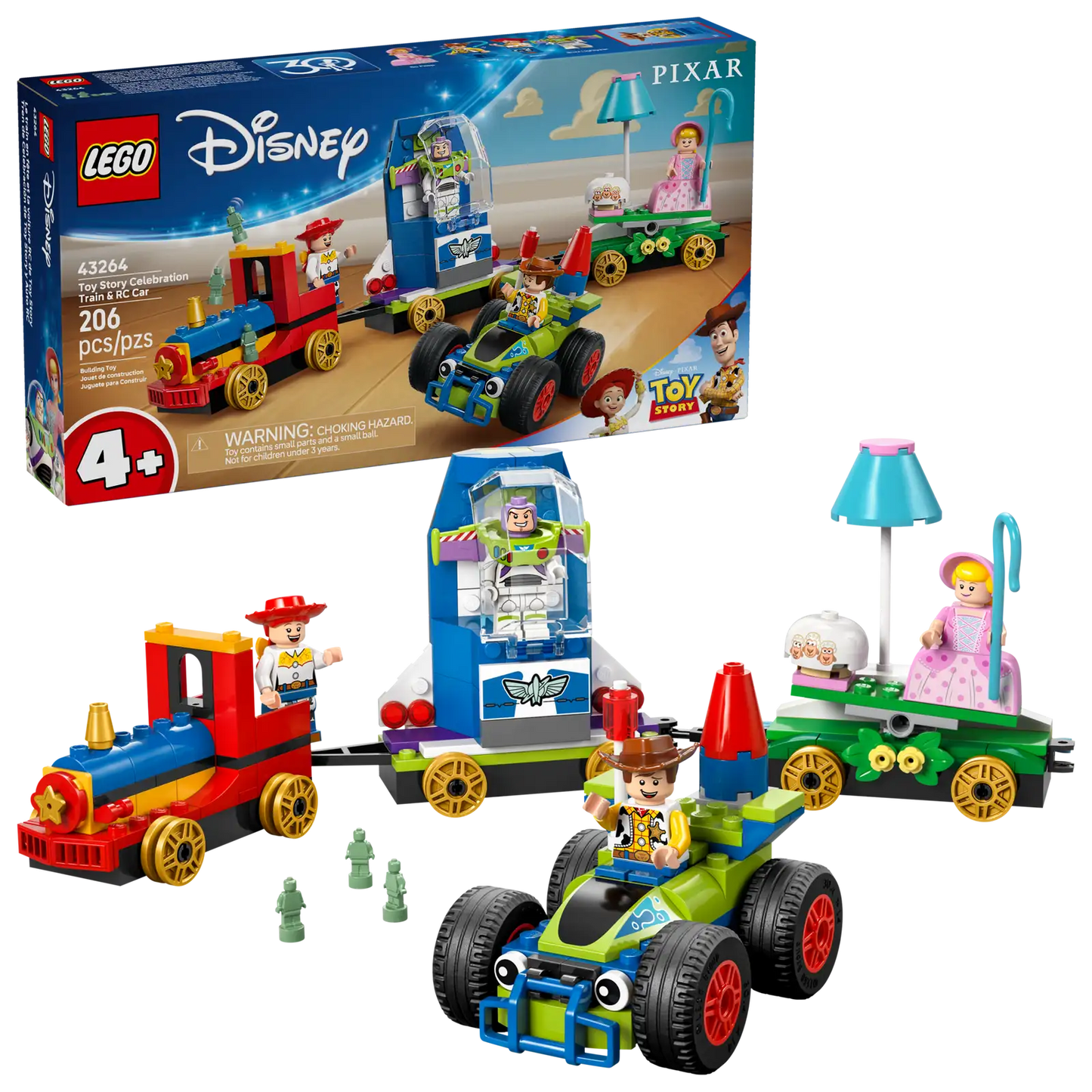 Toy Story Celebration Train & RC Car Lego 43264