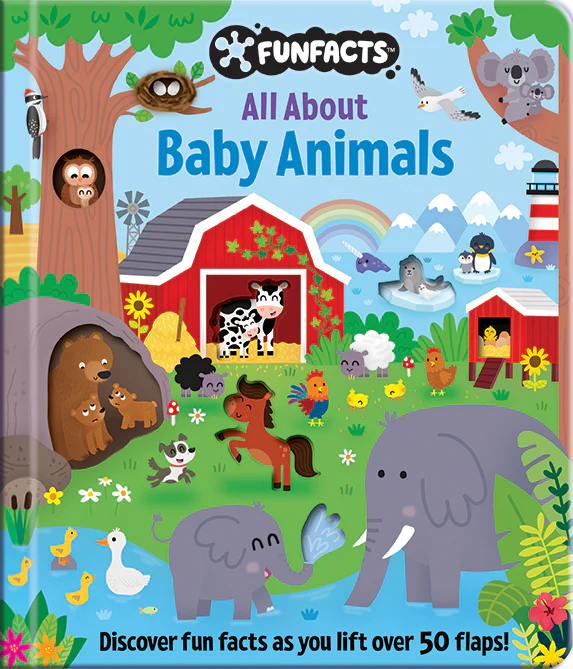 FunFacts Lift the Flap Book - All About Baby Animals