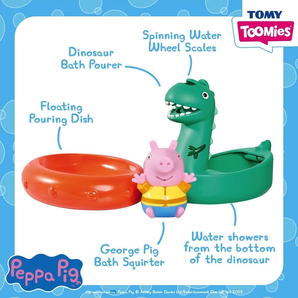 Peppa Pig - George's Dinosaur Bath Float
