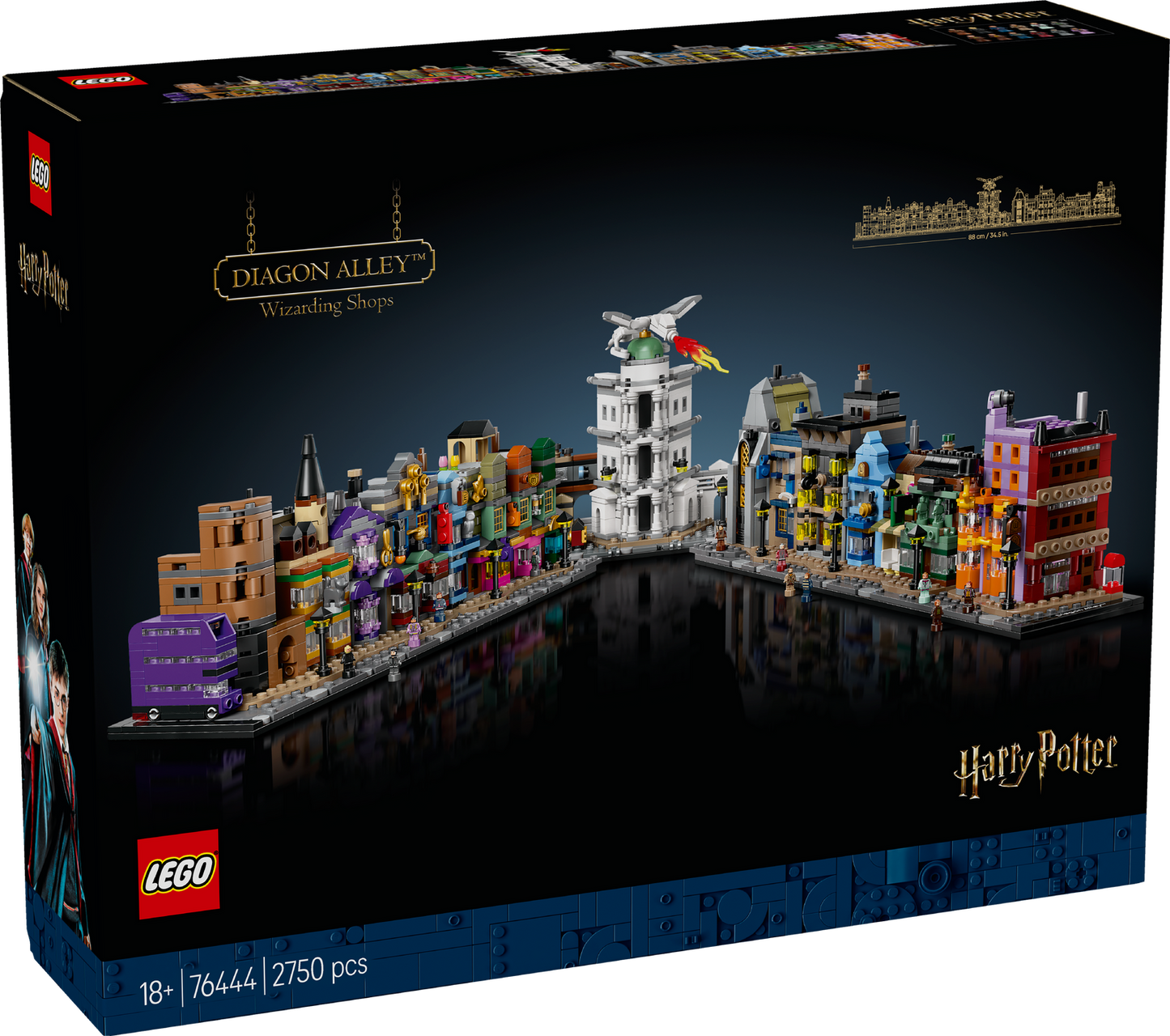 Diagon Alley Wizarding Shops Lego 76444