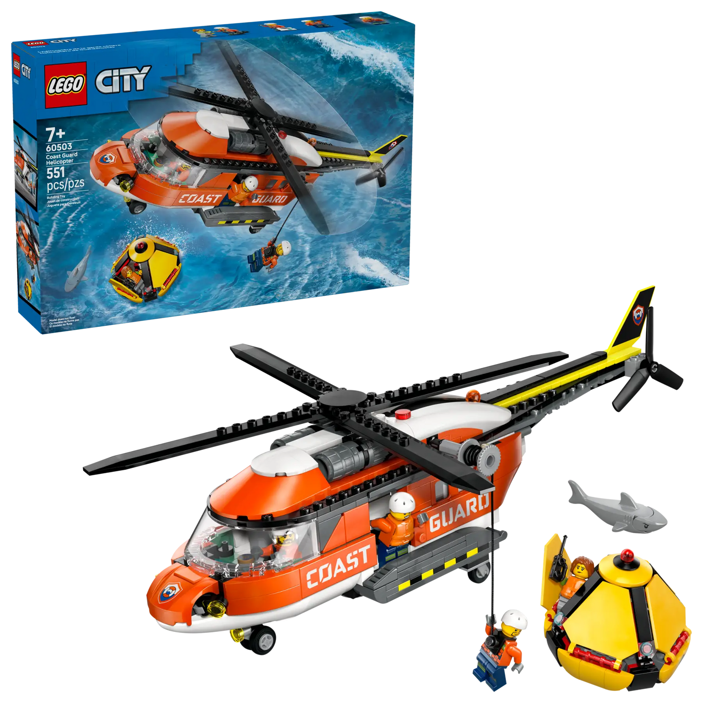Coast Guard Helicopter Lego 60503