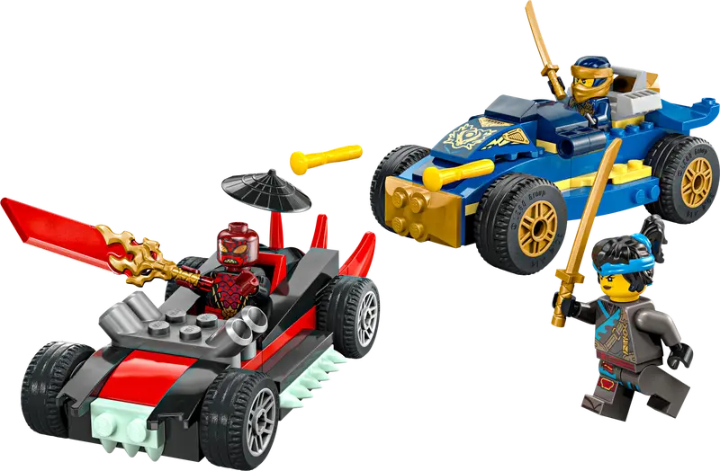 Ninjago Dragons Rising - Rogue vs. Drix Race Car Duel Lego 71840