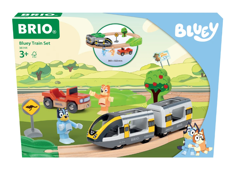 Bluey Train Set 15 Pieces - 36144