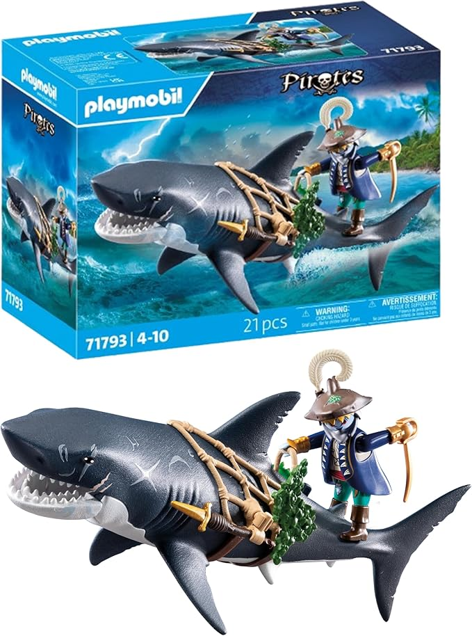 Pirates - Giant Shark with Pirate 71793