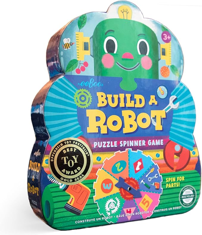 Build a Robot- Puzzle Spinner Game