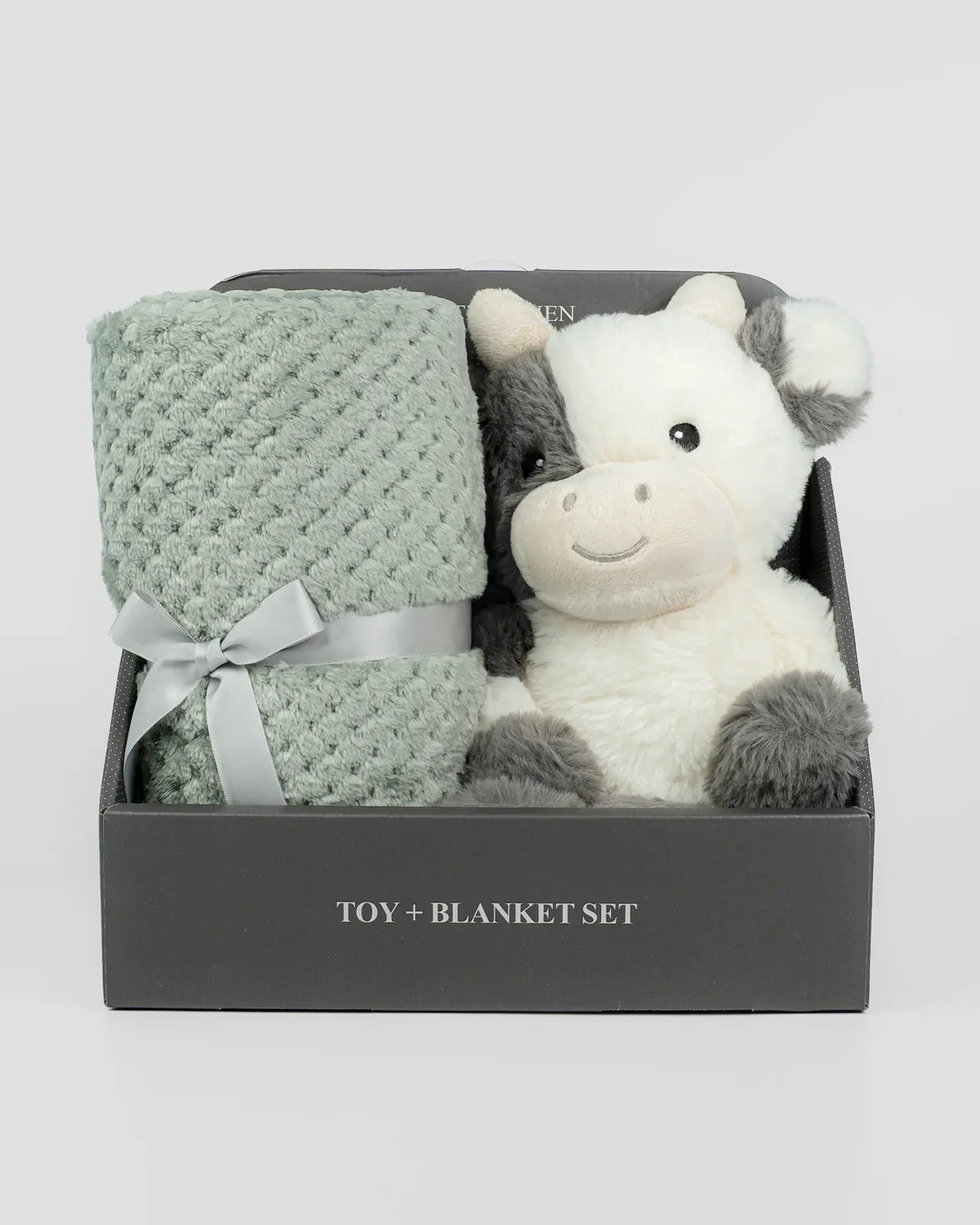 Plush Toy & Blanket Set - Farmyard Cow