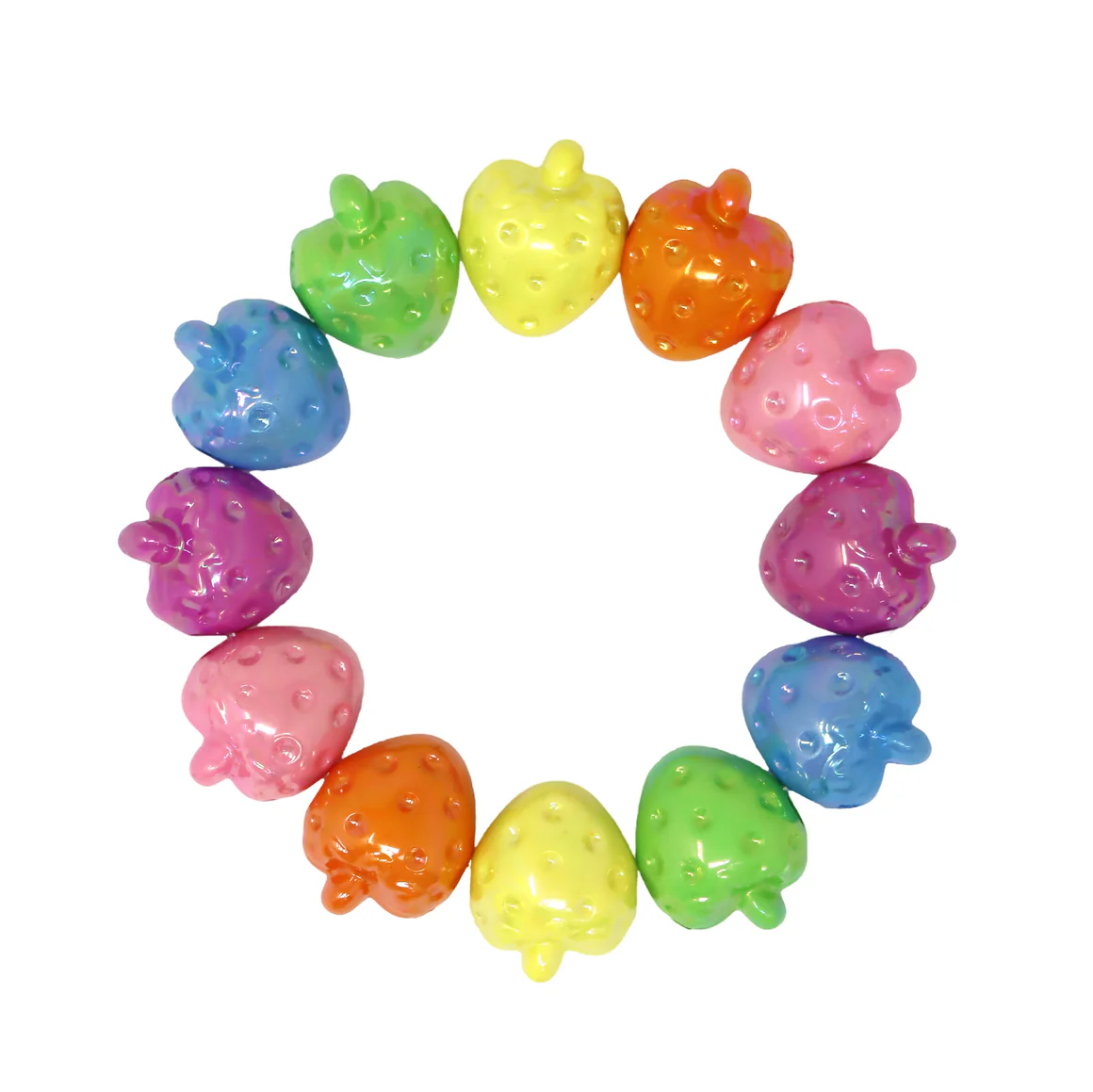 Rainbow Strawberry Bracelet