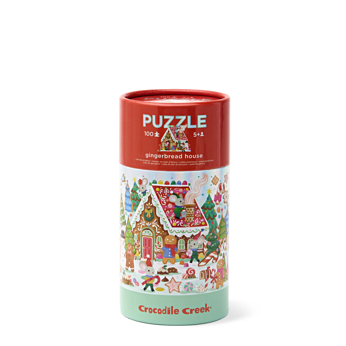 Holographic 100pc Puzzle - Gingerbread House