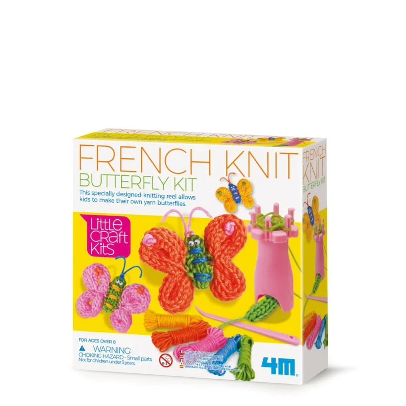KidzLabs - Craft To Go French Knit Butterfly Kit