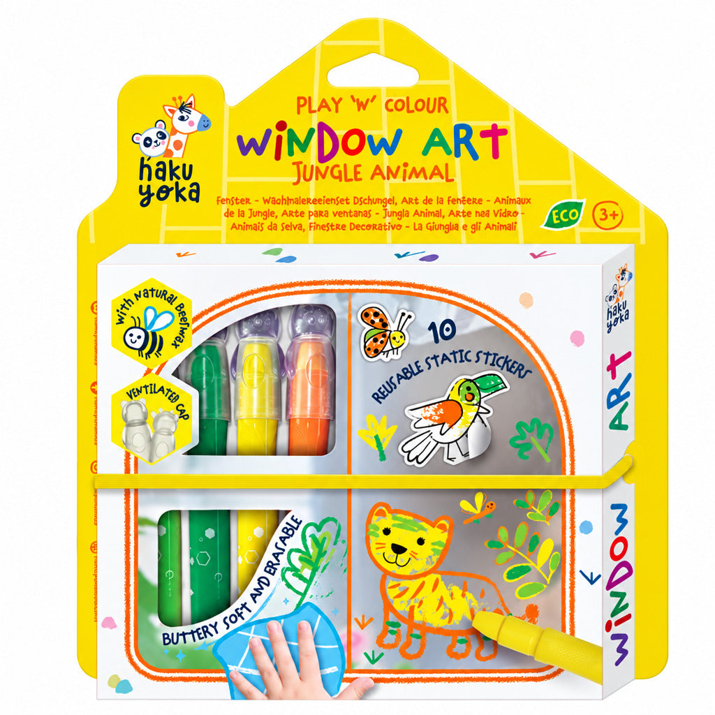 Window Art - Jungle Animals