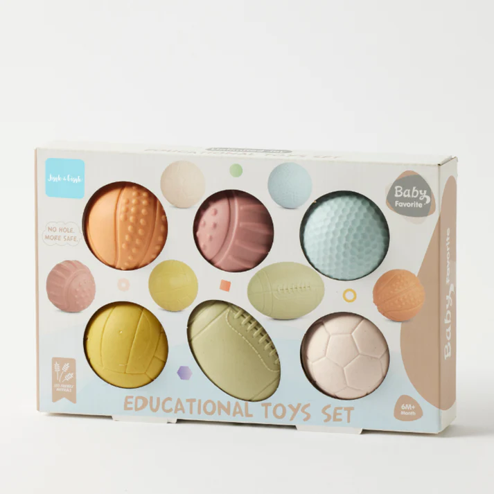 Eco-friendly sports ball set
