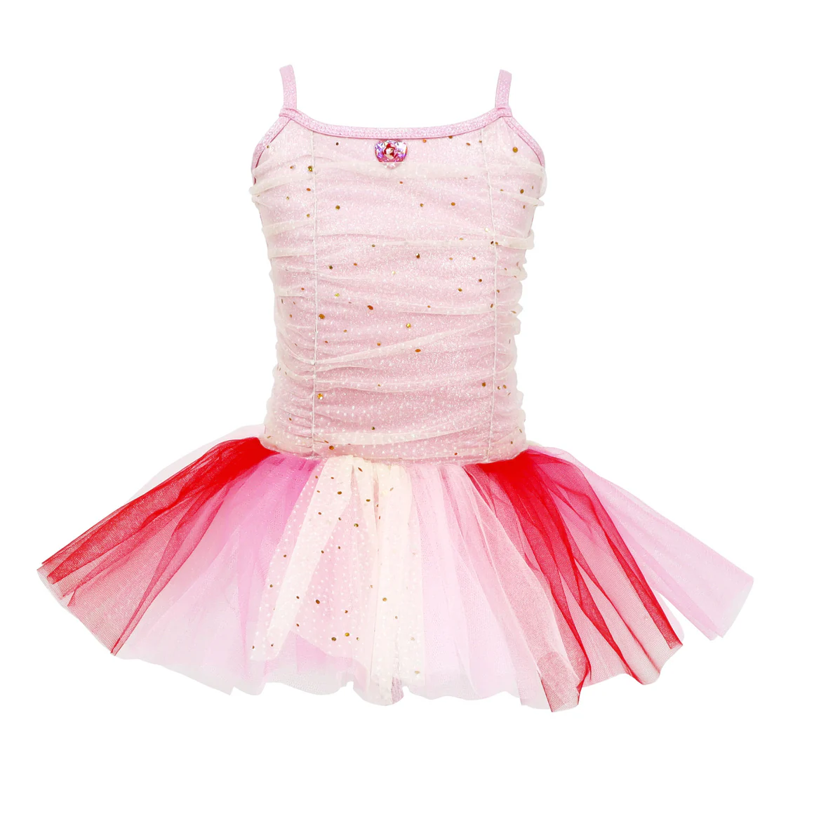 Disney Princess Ariel Sparkling Ruched Tutu - Size 3/4