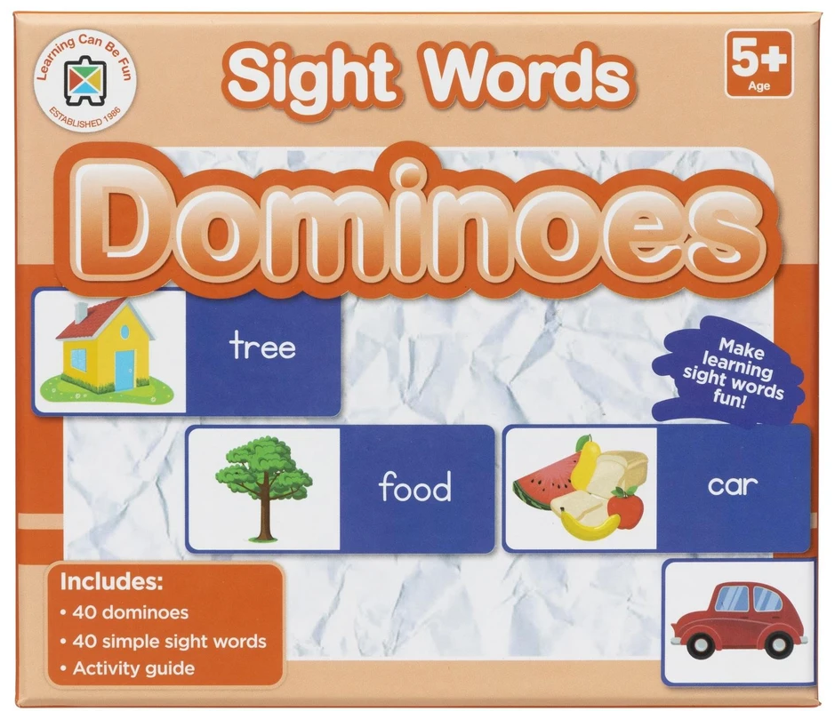 Sight Words Dominoes