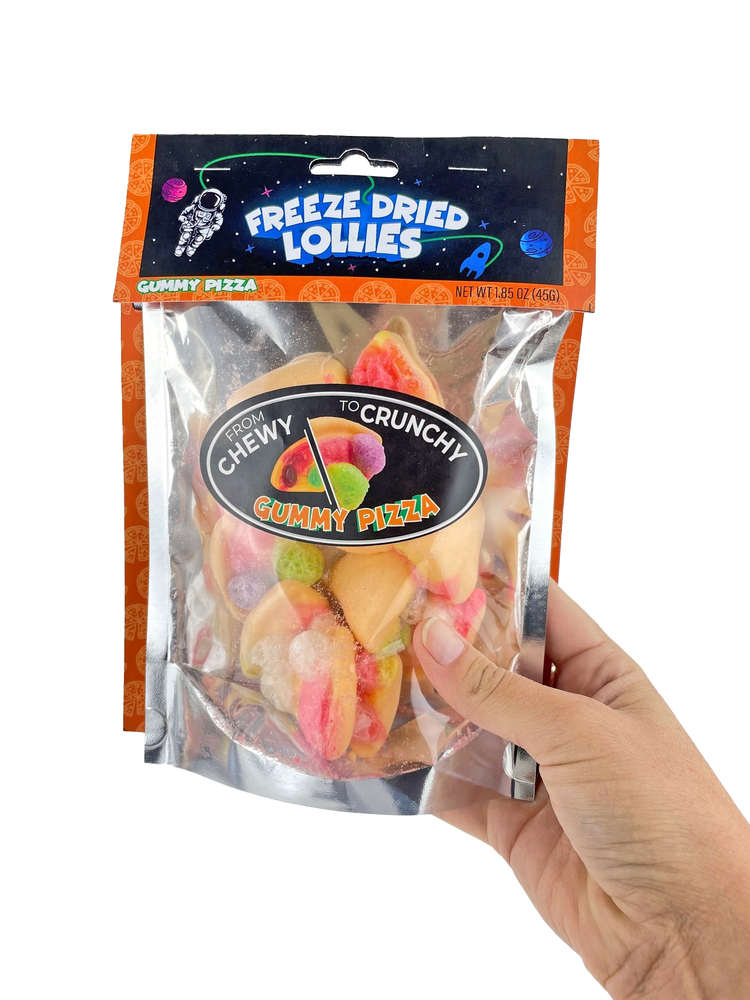 Freeze Dried Lollies Large - Gummy Pizza