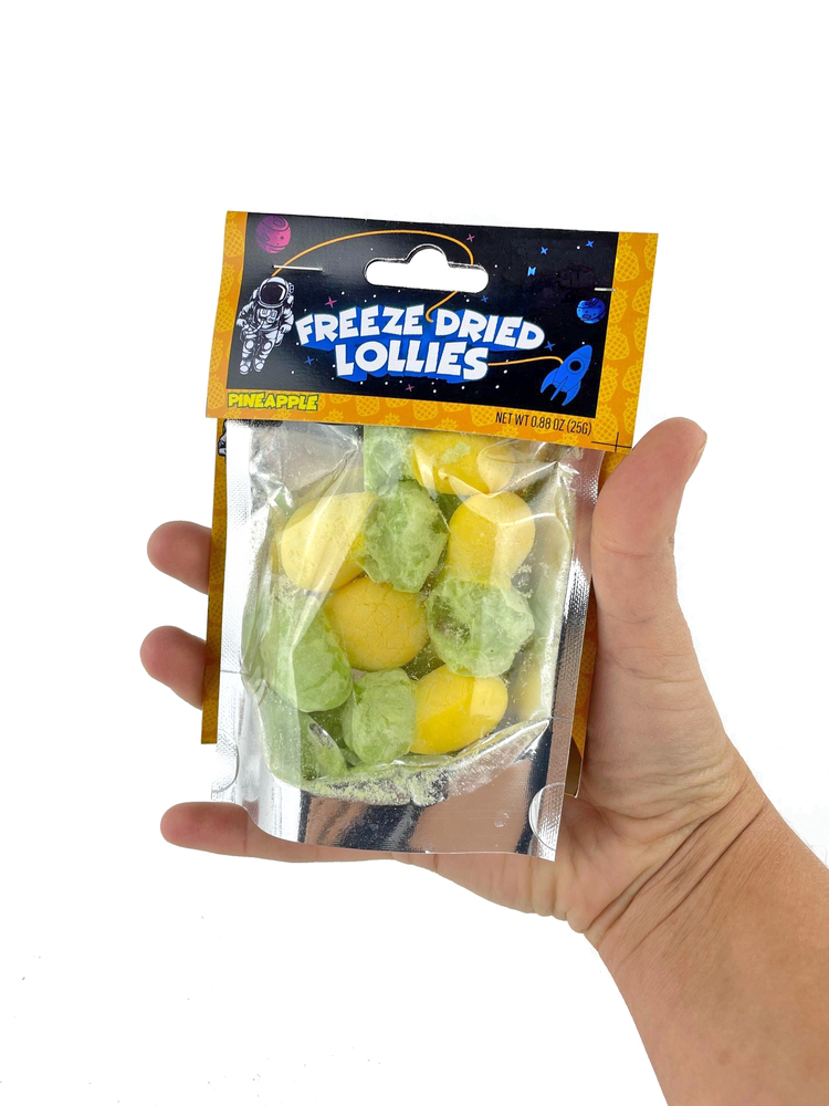 Freeze Dried Lollies Small - Pineapple