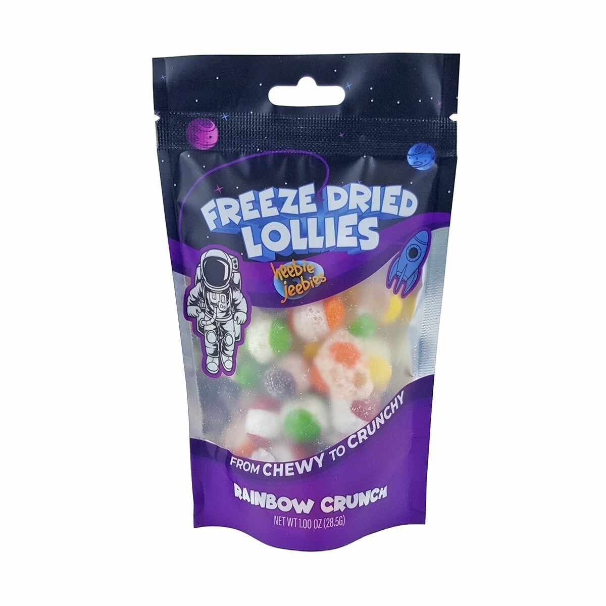 Freeze Dried Lollies Small - Rainbow Crunch