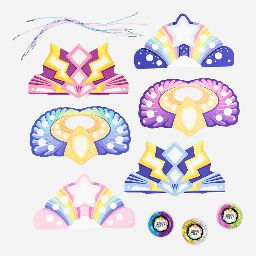 Glitter Goo Crowns