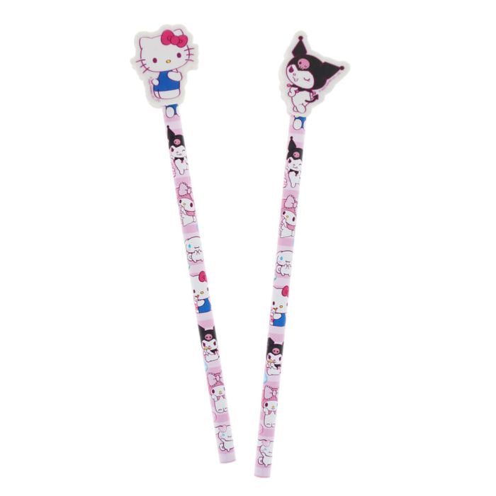 Hello Kitty Sweets Pencil & Eraser Topper set of 2