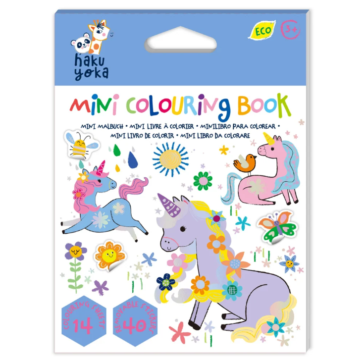 Mini Colouring Book - Unicorns