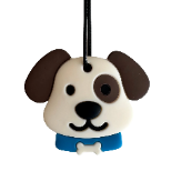 Silicone Pendant - A Loyal Little Friend/Blue