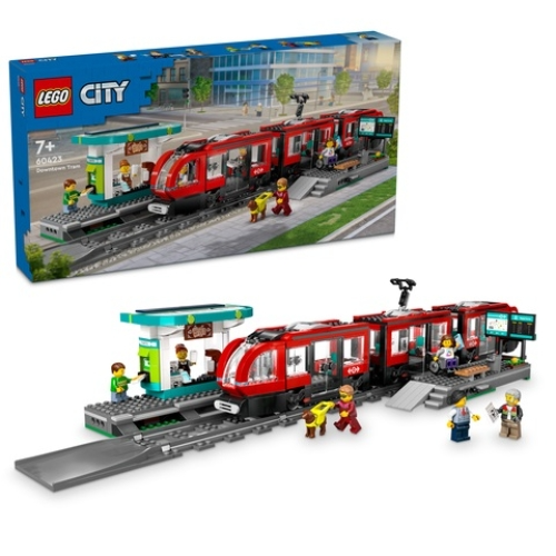 Downtown Streetcar and Station Lego 60423