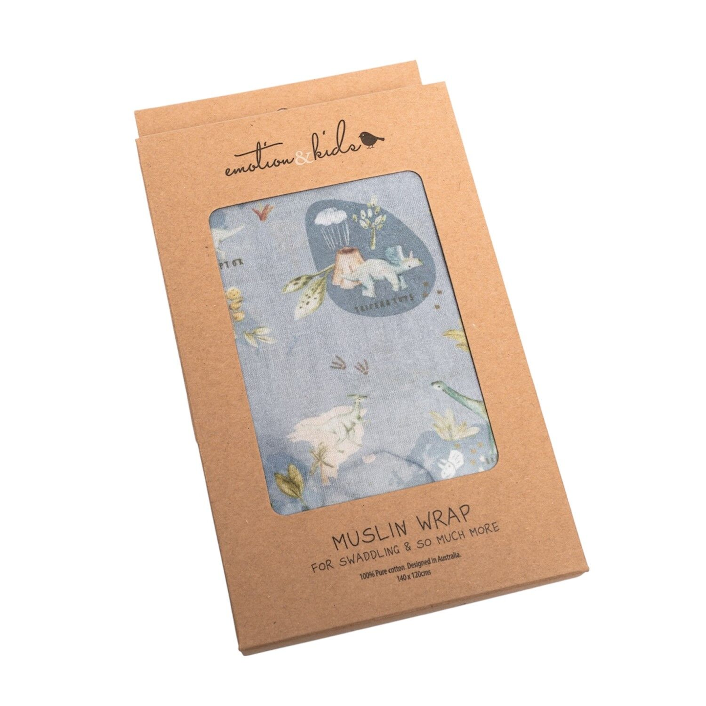 Muslin Wrap - Dinosaurs of the World