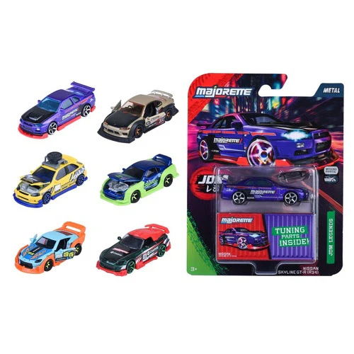 JDM Legends Deluxe Cars 6 Asst