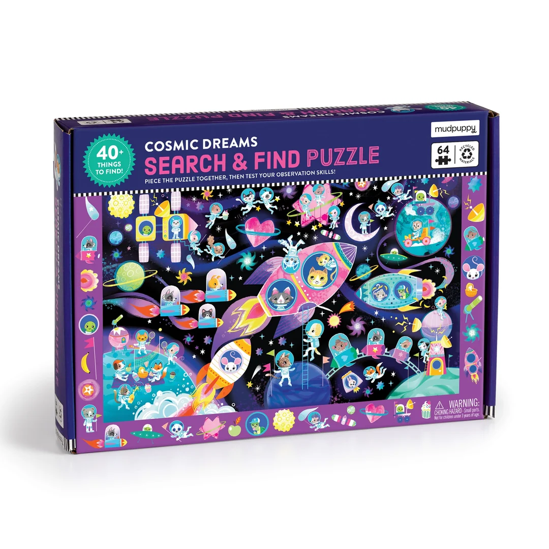 Search & Find Puzzle 64pc - Cosmic Dreams