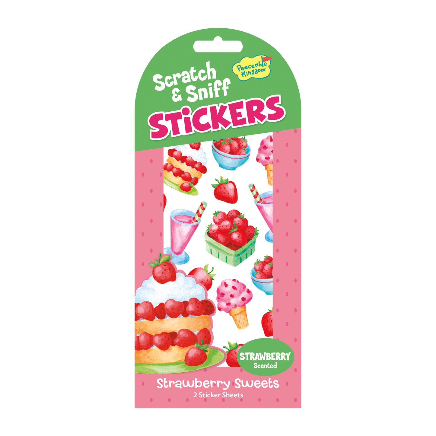 Scratch & Sniff Stickers - Strawberry Sweets