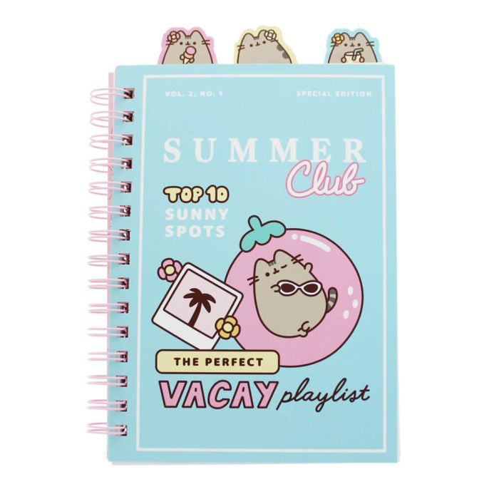 Pusheen Tropical Vacation A4 Project Notebook