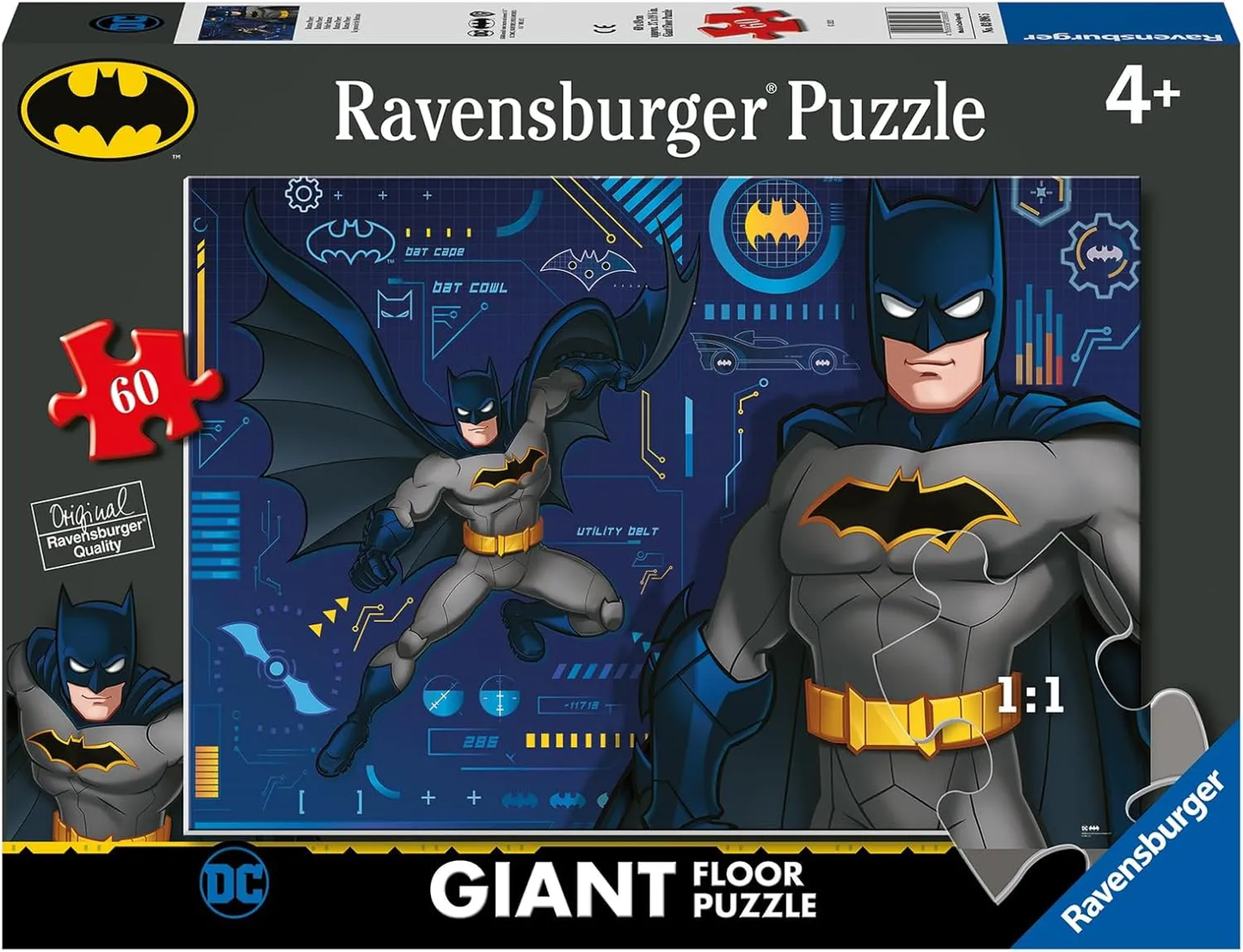 60 pc Giant Floor Puzzle - Batman Power