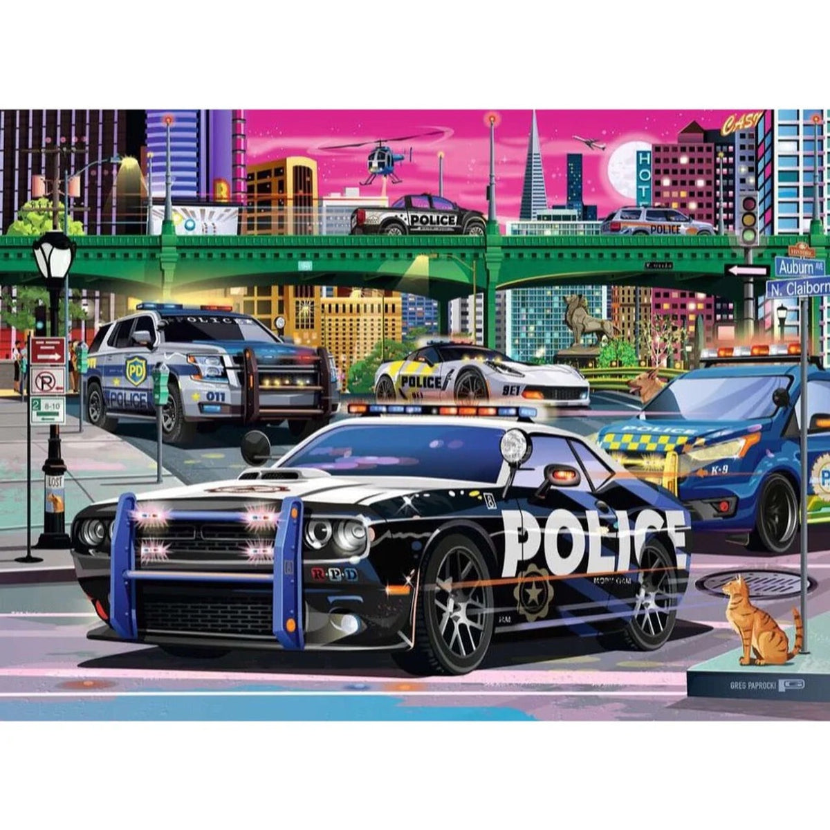 150 pc Puzzle - Police on Patrol