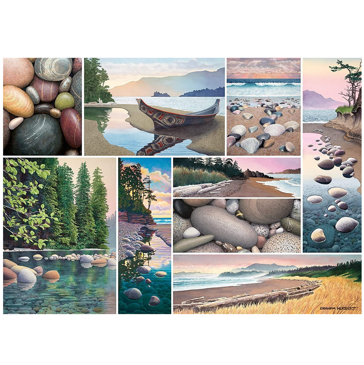 1000 pc Puzzle - West Coast Tranquility