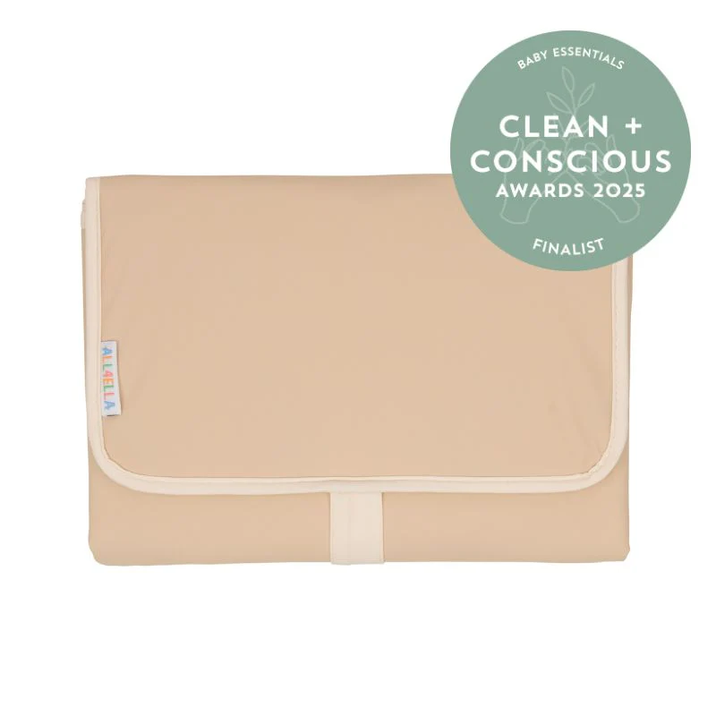 Recycled Changing Wallet - Latte