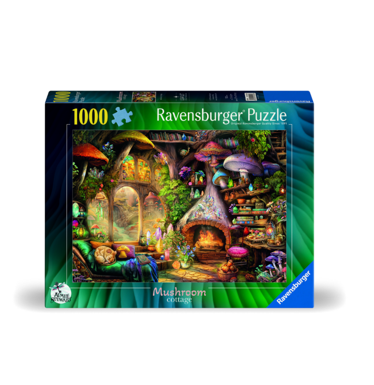 1000 pc Puzzle - Mushroom Cottage