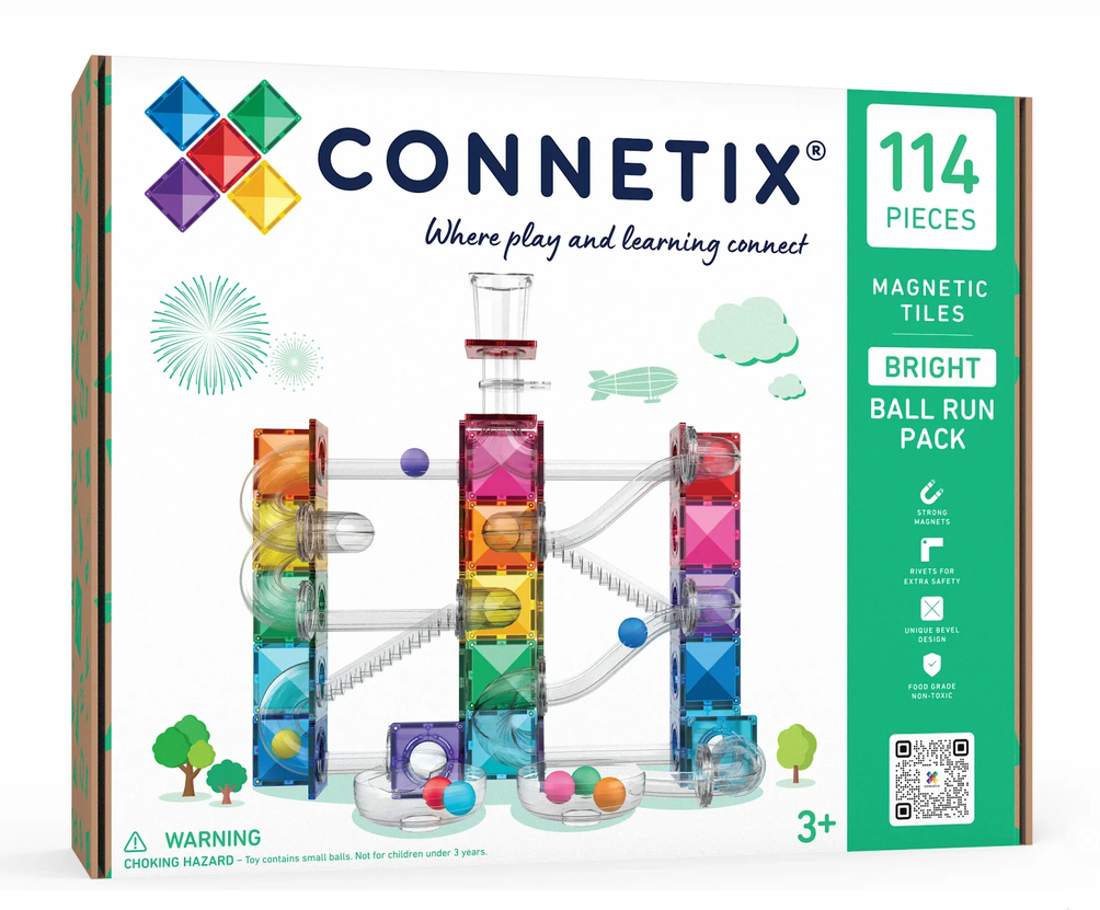 Connetix Bright Ball Run Pack (114pc)