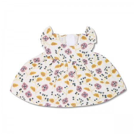 Apple Park - Pink Floral Muslin Dress