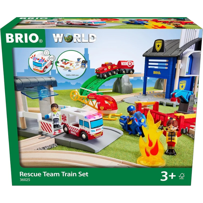 Rescue Team Train Set 44 Piece 36025