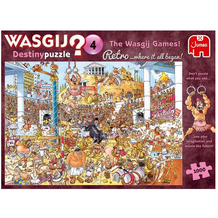 Wasgij 1000 pc Puzzle - Retro Destiny No. 4 - The Wasgij Games