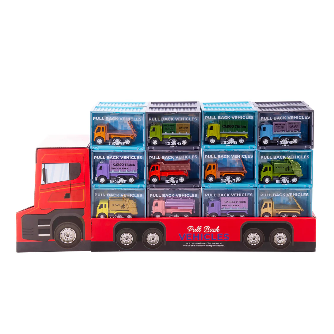 Pull-back Truck in container