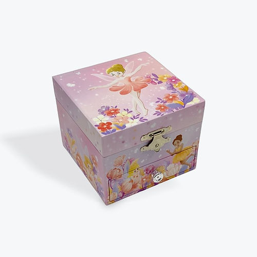 Musical Jewellery Box with Drawer - Fairy DAN 127