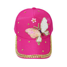 Sequin Butterfly Fashion Cap