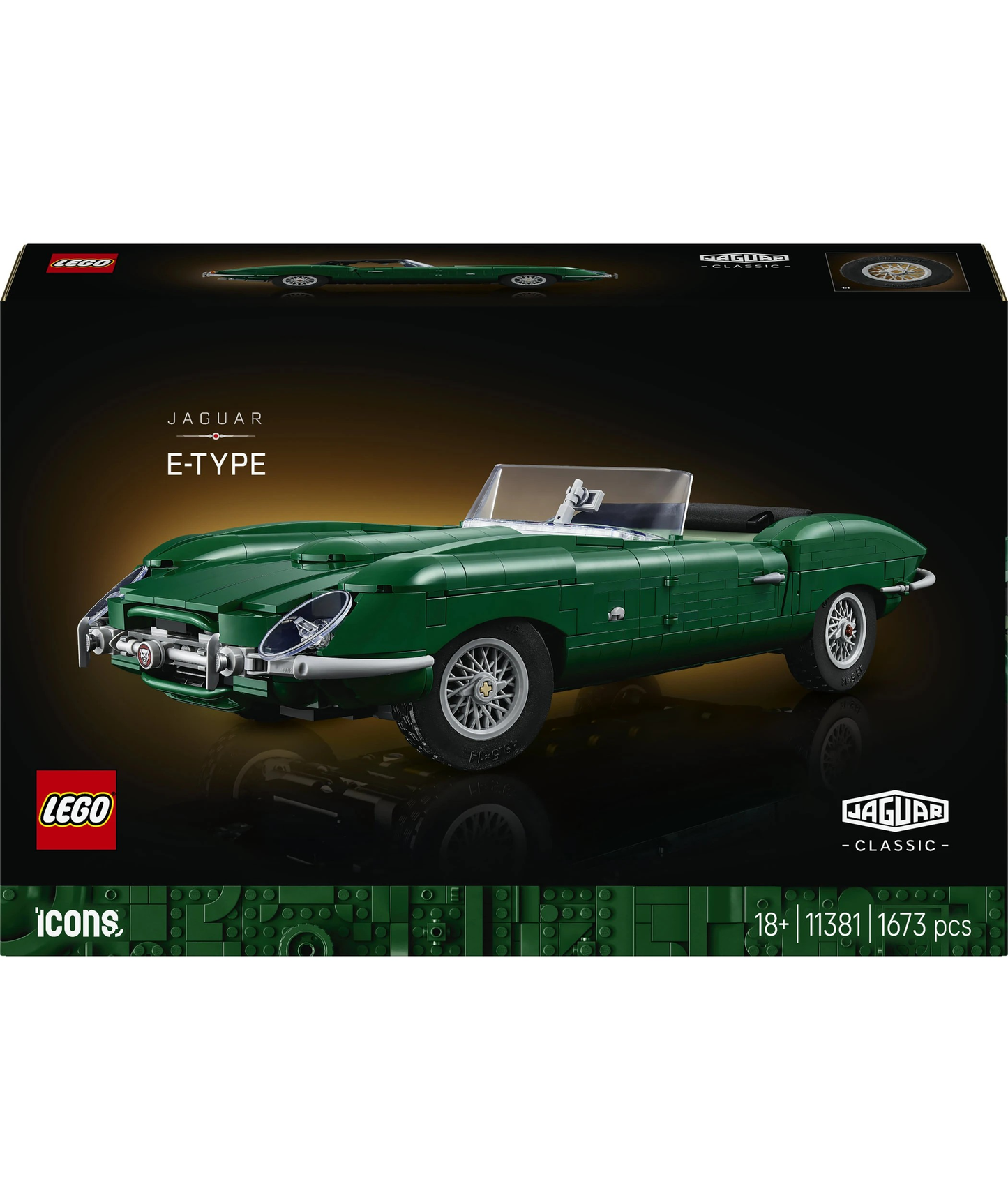Jaguar E-Type Lego 11381